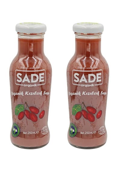Sade Organik KIZILCIK SUYU 250 GR. 2 Lİ