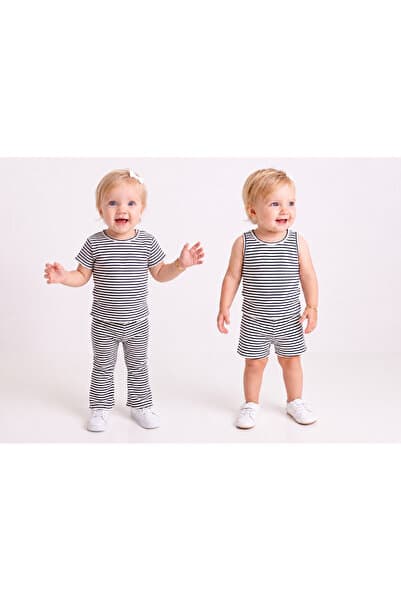 çillim yazlık bebek 2 li 2model çocuk takım