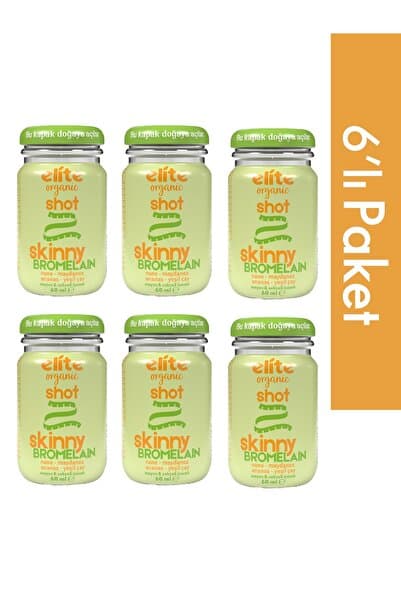 Elite Naturel 6'lı Skinny Bromelain Shot 60 ml