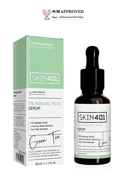 Skin401 START %5 Azelaik Asit Yatıştırıcı Günlük Bakım Serum 30 ml – Akneye Eğilimli, Sivilceli Ciltler, Leke ve Kızarıklık Görünümü İçin
