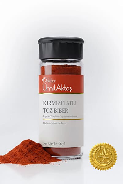 Dr. Ümit Aktaş Kırmızı Tatlı Toz Biber 55 gr