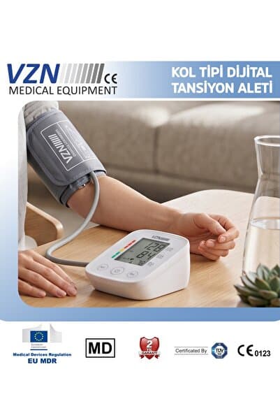 VZN Koldan Ölçer Dijital Tansiyon Aleti, Konuşmayan ,Usb Girişli, 2X90 Ölçüm Hafızalı, Hızlı Ölçen