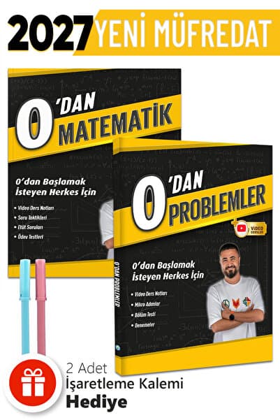 REHBER MATEMATİK YAYINLARI 0'dan Matematik 0'dan Problemler + Hediyeli