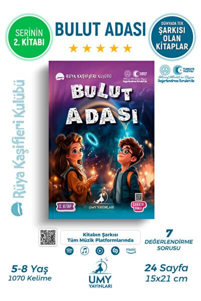 UMY Yayınları Bulut Adası - 2. Sınıf ve 3. Sınıf Okuma Kitabı