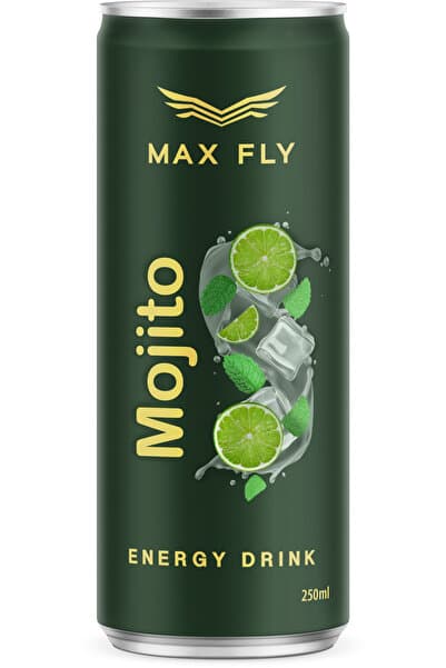 MAX FLY Mojito Enerji İçeceği 250 ml 24 Adet