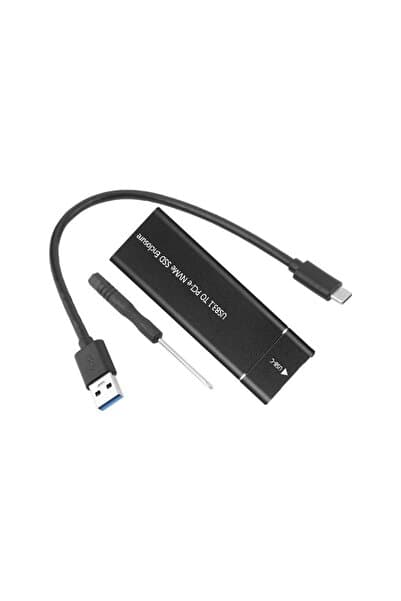 EBG Elektronik USB 3.1 Type C To Pci-E Express Nvme SSD Hard Disk Kutusu Desteklediği Disk BOYUTU:30/42/60/80MM +Type-C To