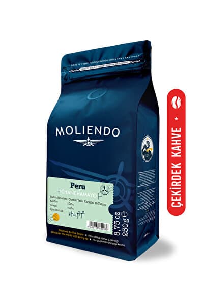 Moliendo Peru Chanchamayo Yöresel Kahve (Çekirdek Kahve) 250 g