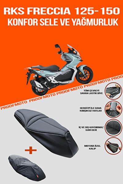 PROOFMOTO RKS Freccia 125 & Freccia 150 Konfor Sele Ve Yağmurluk Kılıf