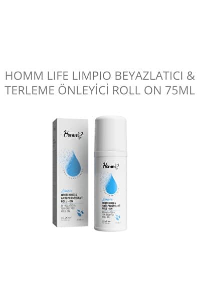 Homm Bitkisel Homm Life Carine Beyazlatıcı ve Terleme Önleyici Roll on