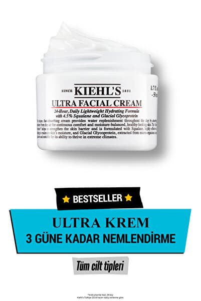 Kiehl's Ultra Facial 72 Saat Nemlendirici Etkili Günlük Yüz Kremi 50 ml
