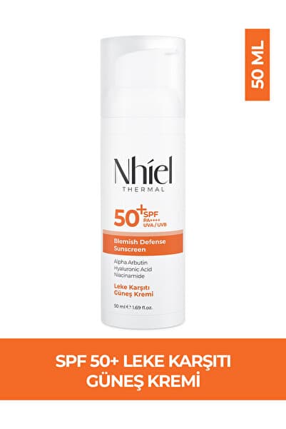 Nhiel Thermal Leke Karşıtı Güneş Kremi SPF 50+ PA++++ 50 ml (Yeni Nesil Filtreler)