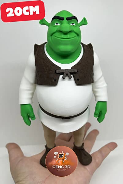 Genel Markalar Shrek Koleksiyonluk Figür - 20 cm Detaylı Heykel - Nostaljik Animasyon Dekoru
