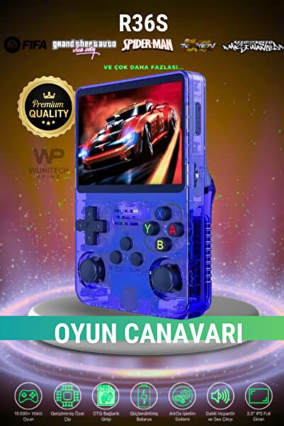 WUNİT R36s Oyun Konsolu Güncel El Atarisi 20.000 Oyun Hd Ekran Retro Oyunlar