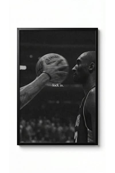 icontablo Kobe Bryant Lock In - Odaklan Tasarim Tablo