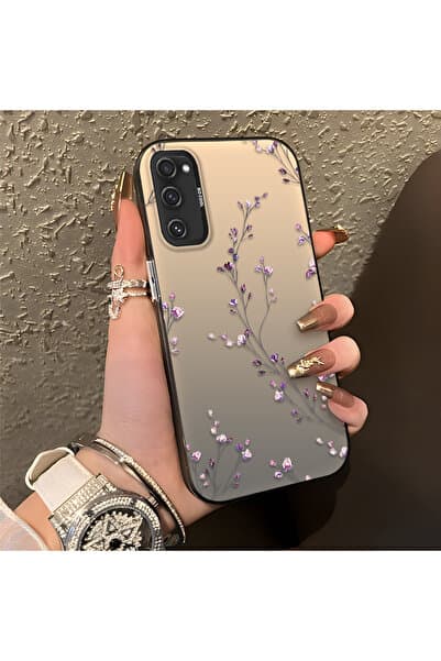 SLIMFELT Samsung Galaxy S20 FE 4G/5G Uyumlu Güzel Çiçek Baskılı, Sade ve Şık, Şok Emici Silikon Kılıf