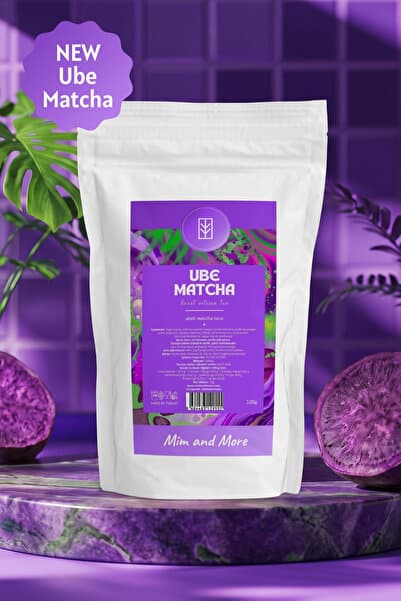 Mim and More Ube Matcha - Ubeli superfood Matcha Tozu 100 g