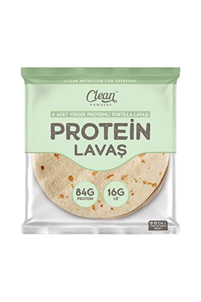 Clean Powders Yüksek Proteinli Tortilla Lavaşı 6'lı 420 Gr