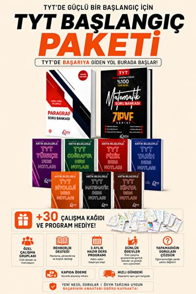 BTH Yayınları Tyt Başlangıç Ve Tyt Bitirme Paketi