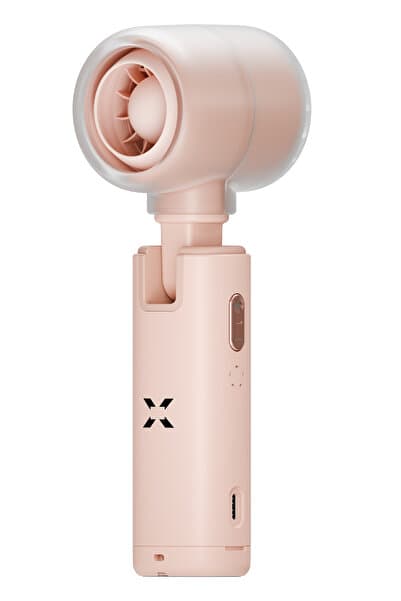 Xenon Smart Taşınabilir Şarjlı 5 Kademeli El Fanı 7 Saat Kullanım 14000 RPM Sessiz Mini Vantilatör Pembe X6101