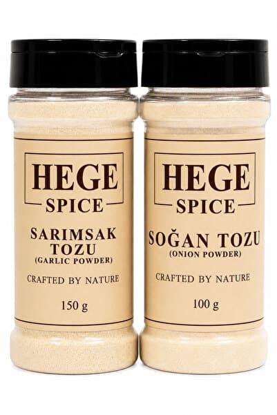 Hege Spice Sarımsak Tozu - Soğan Tozu 2'li Set
