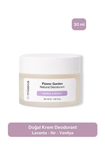 miseca Flower Garden Doğal Krem Deodorant 30 ml | Lavanta Itır Vanilya