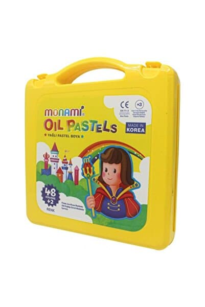 Monami PASTEL BOYA 48+2 RENK PLASTİK KUTULU