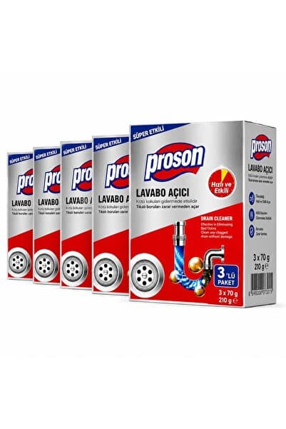Proson LAVABO AÇICI 1 PAKETTE 3 ADET MEVCUT ( 5 PAKET Lİ )