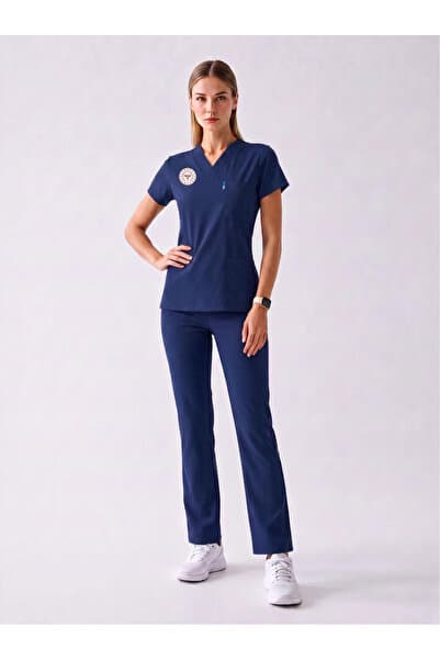 ÜÇAS UNIFORM HEMŞİRE FORMASI TAKIM YENİ YÖNETMELİĞE UYGUN PATRIOT BLUE