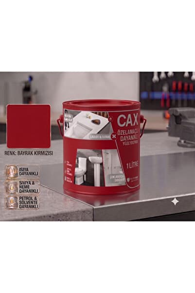 caxcolors CAX Dayanıklı Özel Yüzey Boyası 1 L - Su , Nem ve Isı Dayanımlı Fayans & Lavabo Boyası