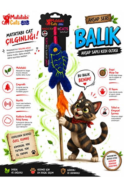 MATATABİ CATS OLTA BALIK (HIŞIRTILI,ÇINGIRAKLI ,MATATABİ Lİ,MUHTEŞEM KUMAŞLI KEDİ OLTASI)