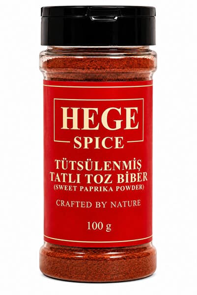 Hege Spice Tütsülenmiş Kırmızı Tatlı Toz Biber 100 gr