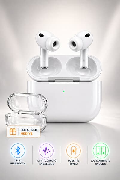 SEYUTECH Air Pro 3 Anc Bluetooth Kulaklık Gürültü Engelleyici IOS Android Tüm Telefonlar ile Uyumlu Şeffaf Kılıf Hediyeli Kulaklık