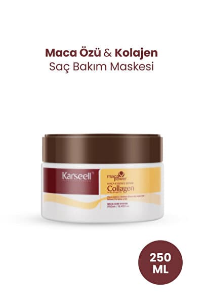 Kolajen Saç Bakım Maskesi Maca Özü Onarıcı Repair 250 ml Karsel