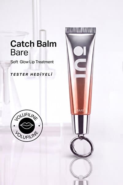 INO Beauty Bare - Lip Balm Gloss Anahtarlıklı – Volufiline, Deniz Kolajeni , Peptit Kompleksi | 15 ml