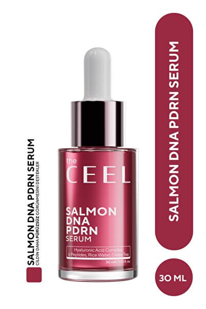 The Ceel Somon DNA PDRN Yüz Serumu – Pirinç Suyu, Hyaluronik Asit ve Peptit Kompleks 30 ML
