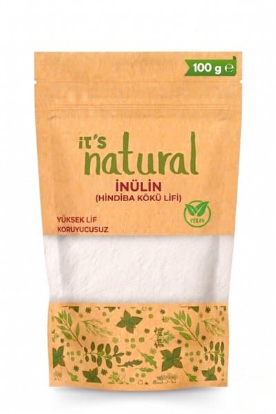 it's Natural İnülin 100 g – Hindiba Kökü Lifi - Prebiyotik Lif Kaynağı - Glutensiz