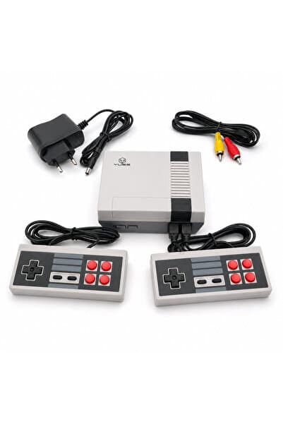YUES YS-620 Retro Mini Oyun Konsolu 620 Klasik Oyunlu Çift Kollu AV TV Bağlantılı Tak-Çalıştır