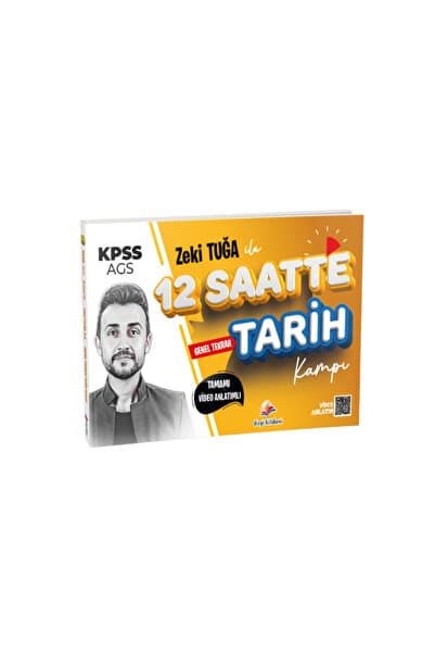 Dizgi Kitap 2026 KPSS Zeki Tuğa ile Tamamı Video Anlatımlı 12 Saatte Tarih Tekrar Kampı