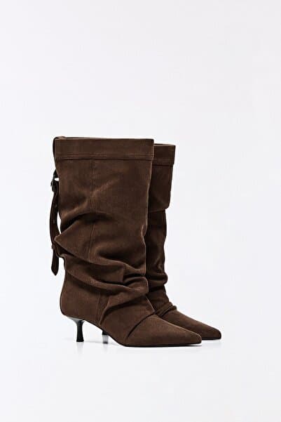 Bershka AYARLANABİLİR SLOUCHY TOPUKLU BOT