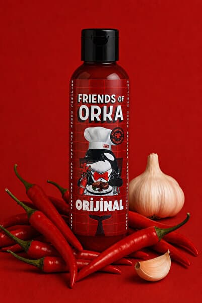 FRIENDS OF ORKA Orijinal Acı Sos – 260g | Fermente Kırmızı Biberli, 9k Scoville