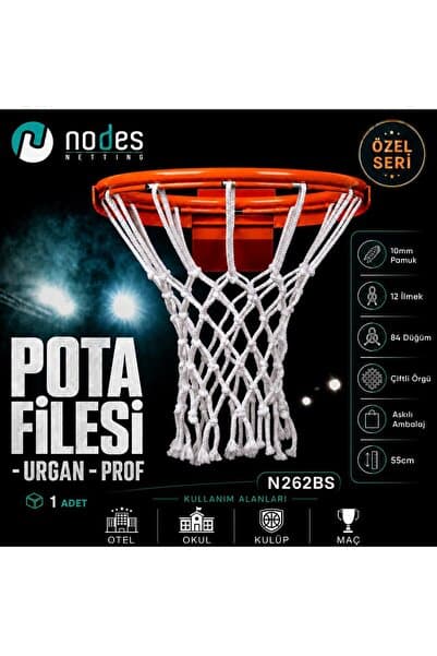 Nodes 10mm - Basketbol Pota Filesi - Profesyonel - 1 Adet