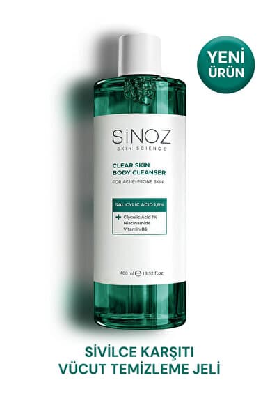 Sinoz Akne Karşıtı Vücut Temizleme Jeli 400 Ml