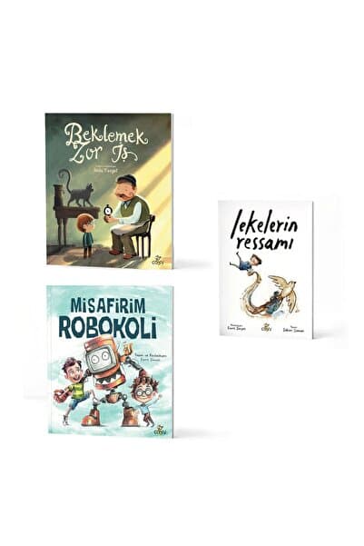 Cooni 3'lü fırsat set ( Lekelerin Ressamı, Misafirim Robokoli, Beklemek Zor İş)