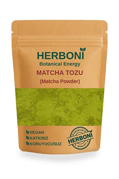 HERBONİ Saf Matcha - Pure Matcha, 25g, Doğal & Katkısız
