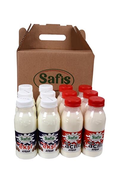 Safiş Ayran 275 ml Tam Yağlı Acı-Ekşi 12 Adet