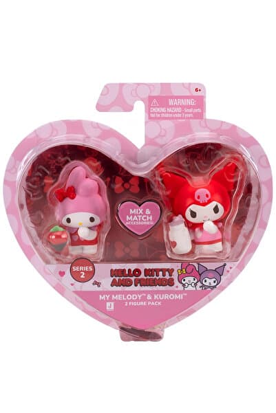Hello Kitty Ve Arkadaşları My Melody İle Kuromi 2 li Figür Paketi