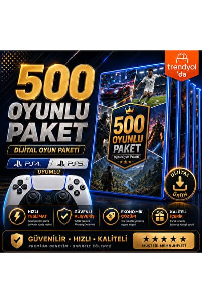 Genel Markalar 500 Oyunlu Ultra Premium Dijital Oyun Paketi | PS4 & PS5 Uyumlu