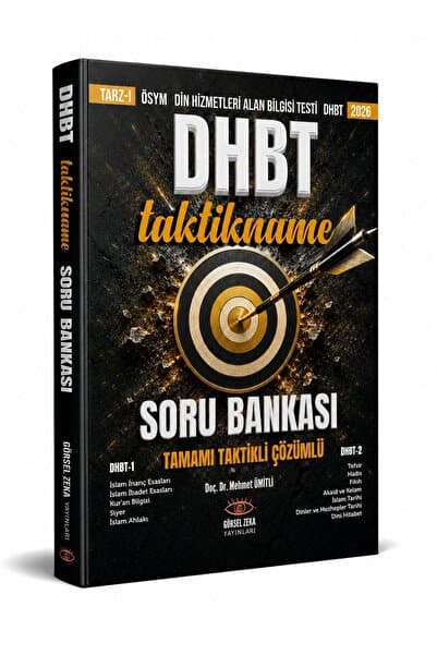 GÖRSEL ZEKA YAYINLARI 2026 YEDİBEYZA DHBT taktikname SORU BANKASI Taktikli Çözümlü MEHMET ÜMİTLİ dhbt mbsts dkab