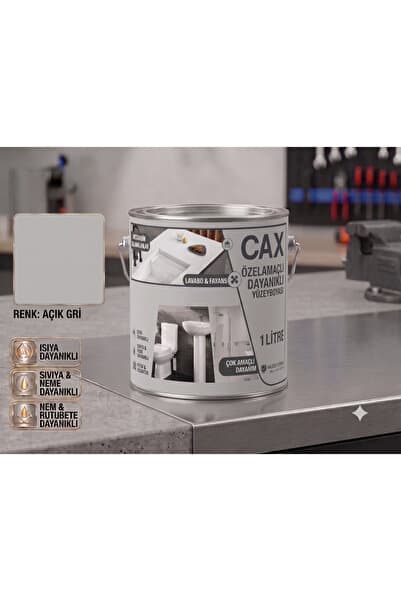caxcolors CAX Dayanıklı Özel Yüzey Boyası 1 L - Su , Nem ve Isı Dayanımlı Fayans & Lavabo Boyası