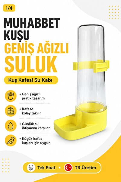 Genel Markalar Muhabbet Kuşu Suluğu Geniş Ağız Suluk